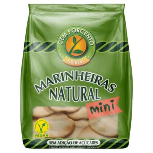 Cem Porcento - Mini Marinheiras Naturais 50 Gr