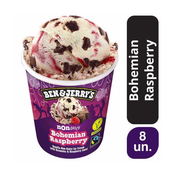 Ben & Jerry's Bohemian Raspberry 8x465ml