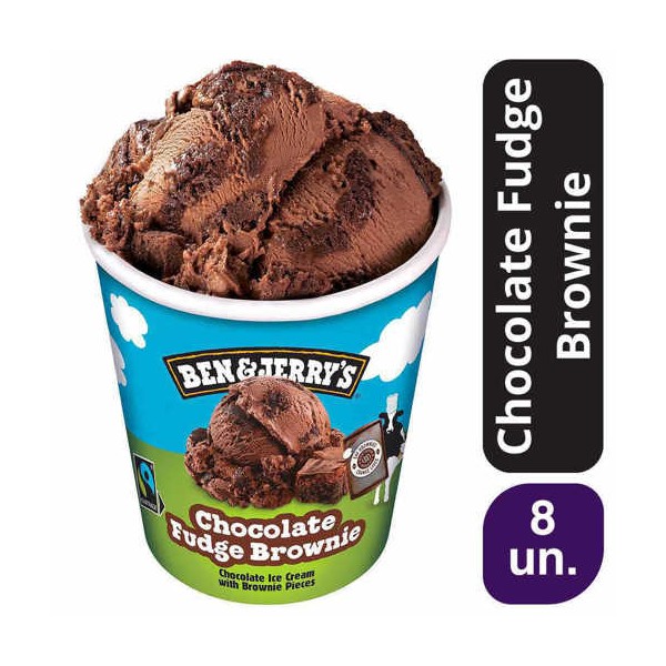 Ben & Jerry's Chcocolate Fudge Brownie 8x465ml