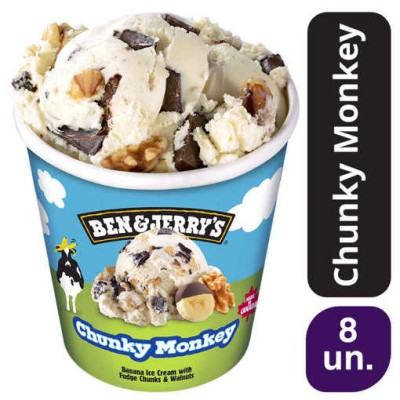 Ben & Jerry's Chunky Monkey 8x465ml