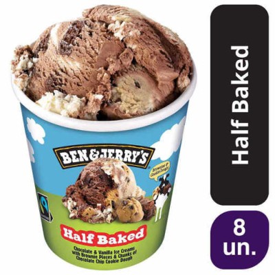 Ben & Jerry's Half Baked 8x465ml