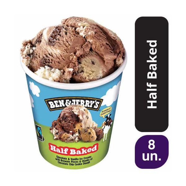Ben & Jerry's Half Baked 8x465ml