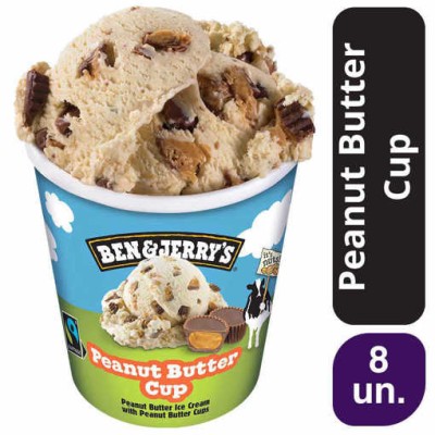 Ben & Jerry's Peanut Butter 8x465ml