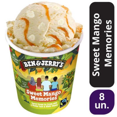 Ben & Jerry's Sweet Mango Memories 8x465ml