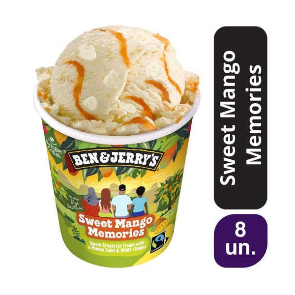 Ben & Jerry's Sweet Mango Memories 8x465ml