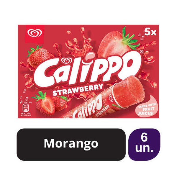 Calippo Morango 6x(5x105ml)