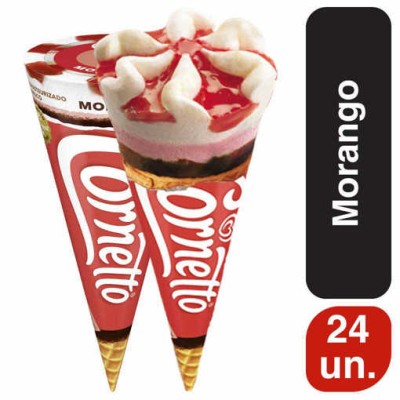Cornetto Morango 24x120ml