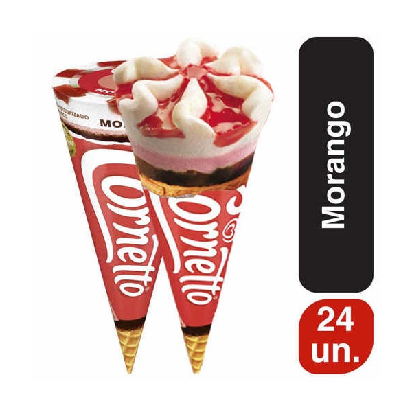 Cornetto Morango 24x120ml