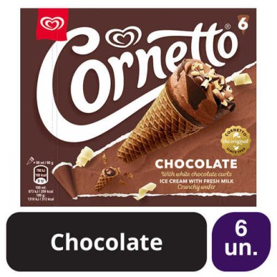 Cornetto Mpk Chocolate 6(6x90ml)