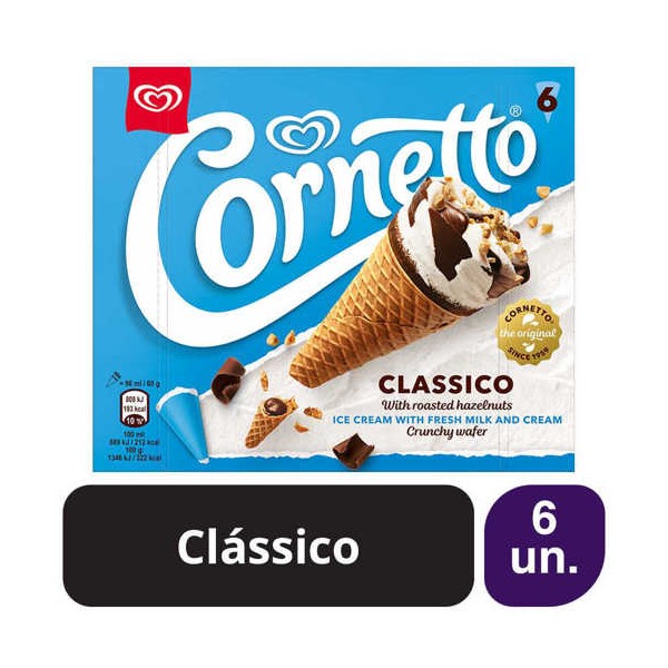 Cornetto Mpk Clássico 6x(6x90ml)