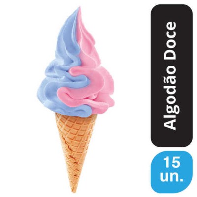 Cornetto Soft Algodao Doce 15x145ml