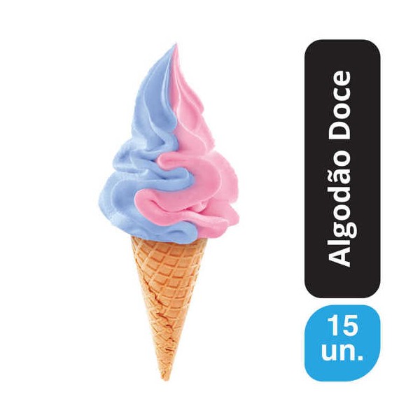 Cornetto Soft Algodao Doce 15x145ml