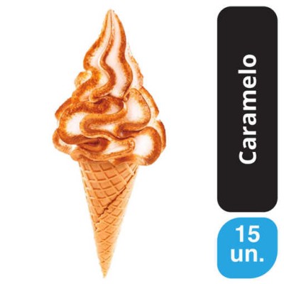 Cornetto Soft Caramelo 15x145ml