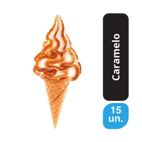 Cornetto Soft Caramelo 15x145ml