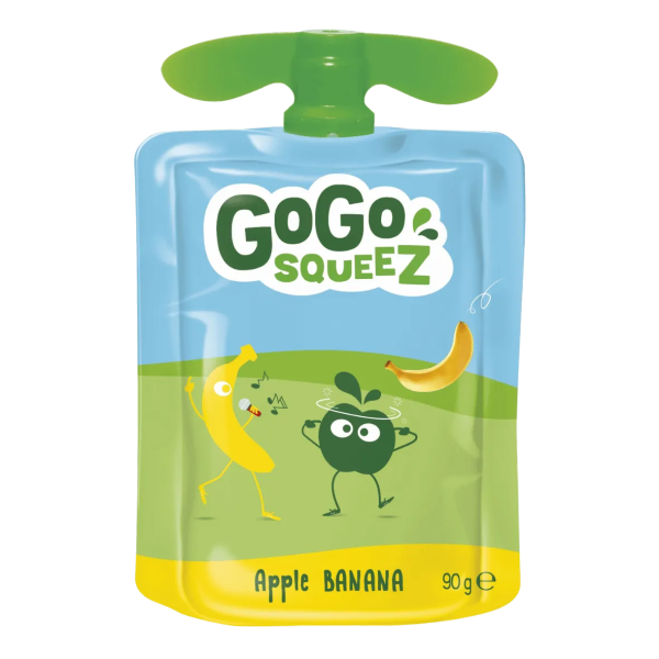 GoGo SqueeZ Maçã - Banana 90 Gr
