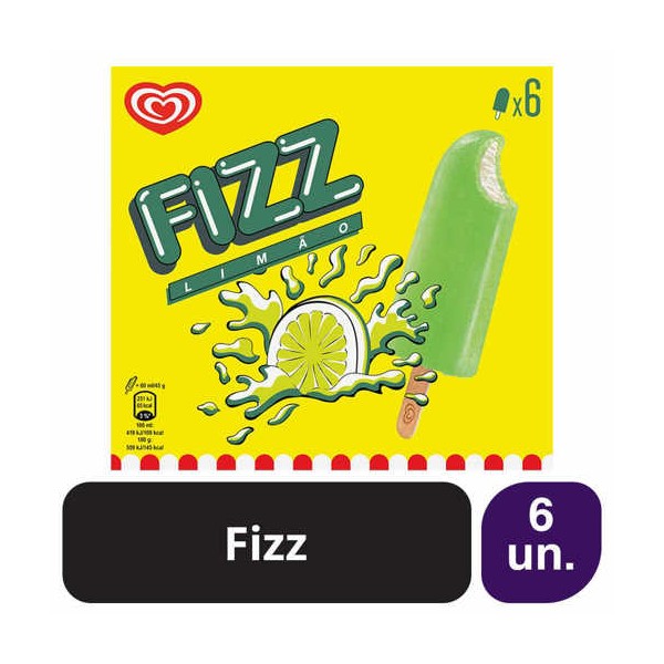 Fizz Limão Mpk 6x(6x60ml)