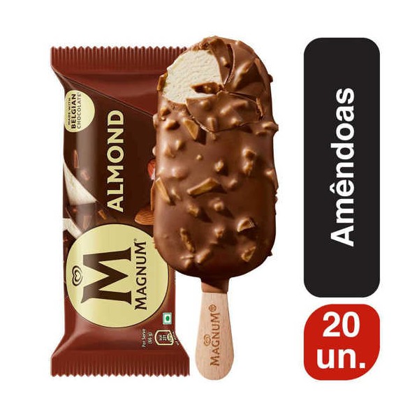 Magnum Amêndoas 20x120ml