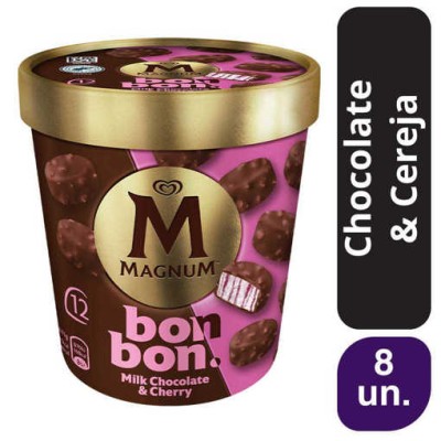 Magnum Bonbon Chocolate & Cereja 8x(12x17ml)