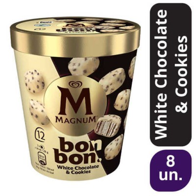 Magnum Bonbon White Chocolate & Cookies 8x(12x17ml)