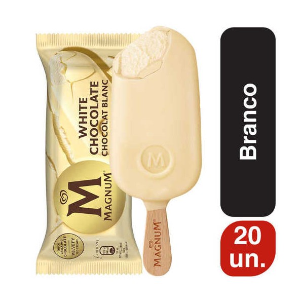 Magnum Chocolate Branco 20x120ml