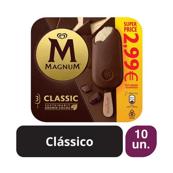 Magnum Clássico Promo 10x(3x100ml)