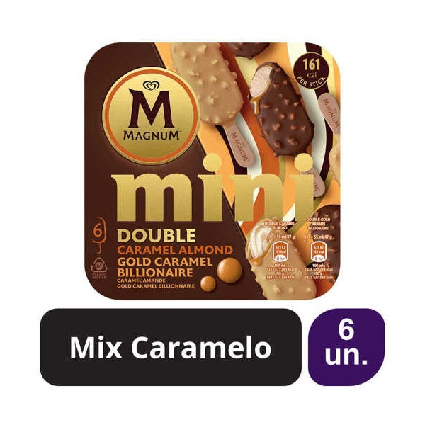 Magnum Double Caramel Mix Mini 6x(6x55ml)
