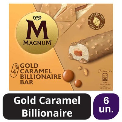 Magnum Gold Caramel Barra 6x(4x64ml)
