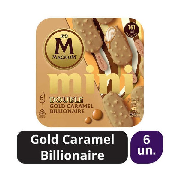 Magnum Mini Double Gold Caramel 6x(6x55ml)