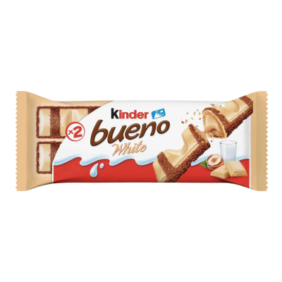 Ferrero - Kinder Bueno White 39 Gr - Pack Económico