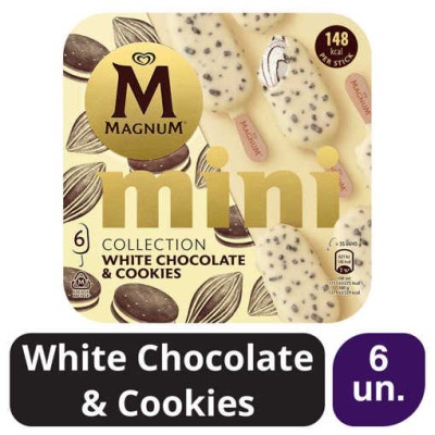 Magnum Mini White Chocolate & Cookies 6x(6x55ml)