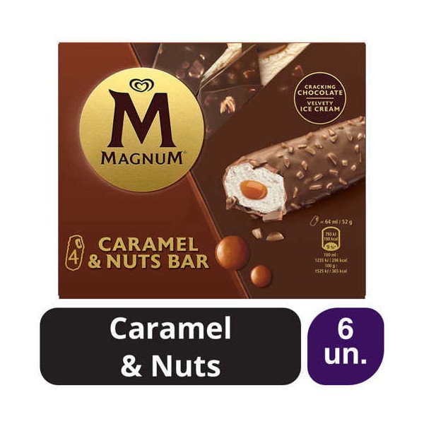 Magnum Mpk Caramel & Nuts 6x(4x64ml)