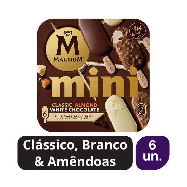 Magnum Mpk Mini 3 Chocolates 6x(6x55ml)
