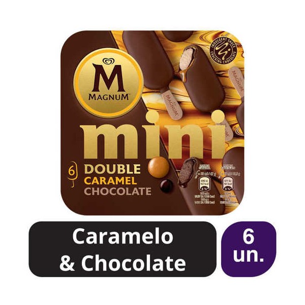 Magnum Mpk Mini Double Chocolate 6x(6x55ml)