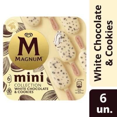 Magnum Mpk Mini White Choc & Cookies 6x(6x55ml)