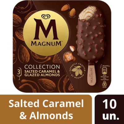 Magnum Mpk Salted Caramel & Glazed Almonds 10x(3x90ml)