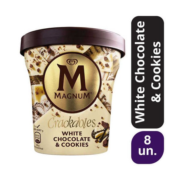 Magnum Pint White Choc.& Cookies 8x440ml