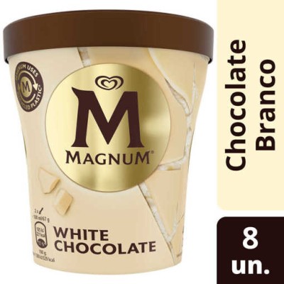 Magum Pint Chocolate Branco 8x440ml