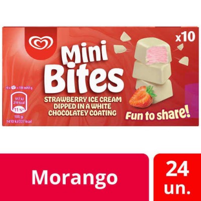 Mini Bites Morango 24x100ml