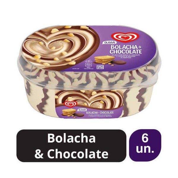 Olá Bolacha & Chocolate 6x900ml