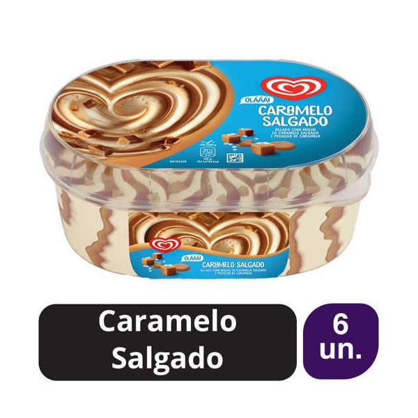 Olá Caramelo Salgado 6x900ml