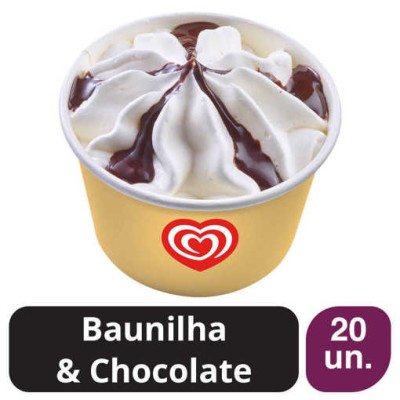 Olá Copo Baunilha Chocolate 20x120ml