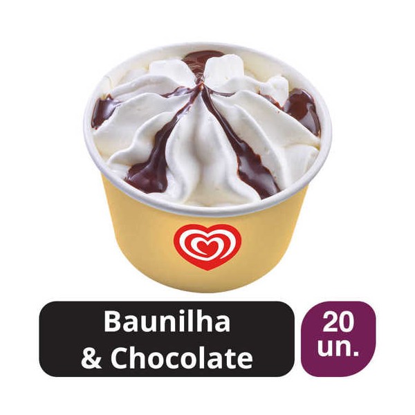 Olá Copo Baunilha Chocolate 20x120ml