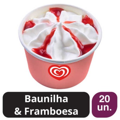 Olá Copo Baunilha Framboesa 20x120ml