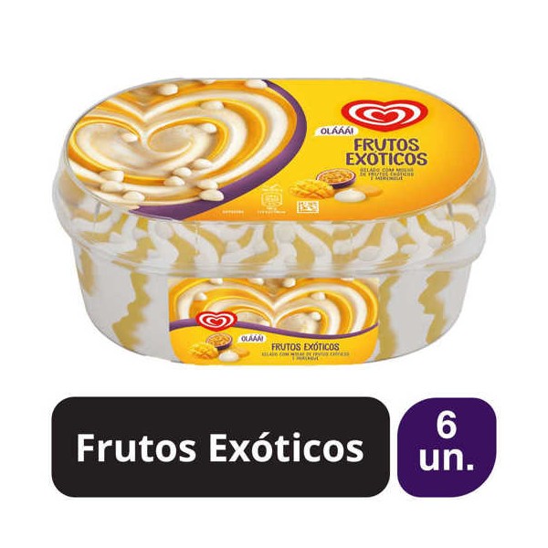 Olá Frutos Exóticos 6x900ml