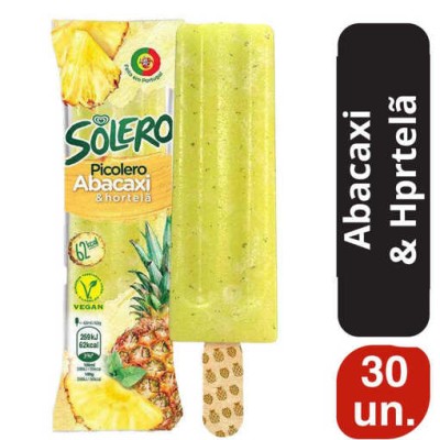 Solero Abacaxi e Hortelã 30x65ml