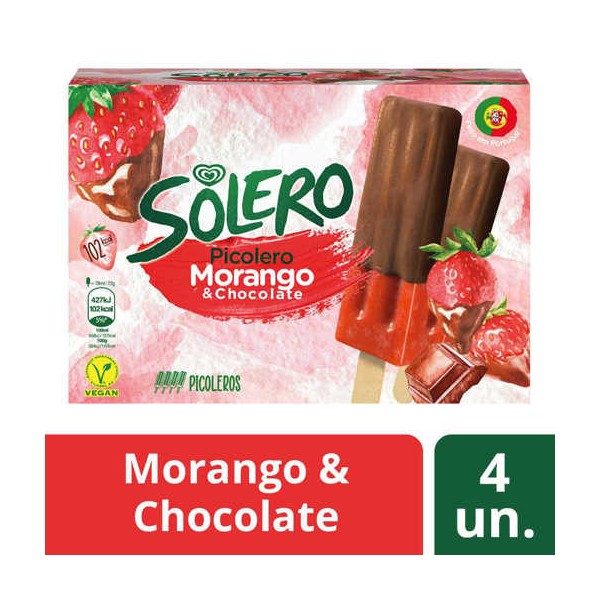 Solero Morango & Chocolate Mpk 4x(4x78ml)