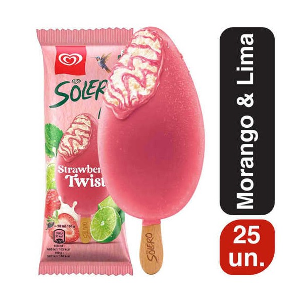 Solero Morango & Lima 25x90ml