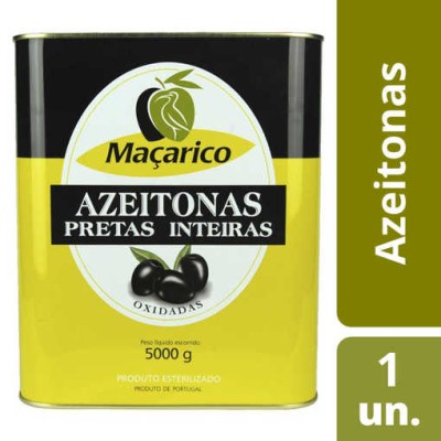 Azeitona Preta Lata 5Kg Calibre 231/260 Maçarico