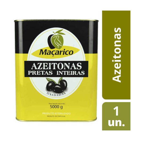 Azeitona Preta Lata 231/260 "Maçarico" 5Kg