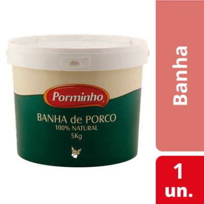 Banha "Porminho" Balde 5Kg